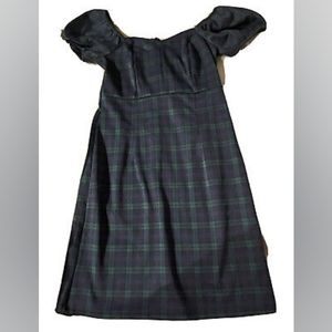 New, SO large blue and green mini dress from Kohls